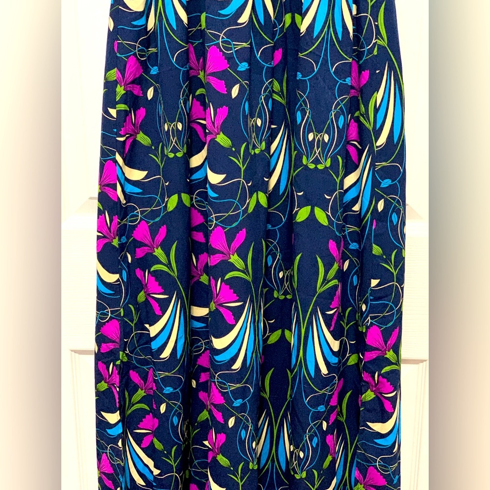 ModCloth Boundless Enjoyment Maxi Dress Blue Floral - Picture 3 of 4